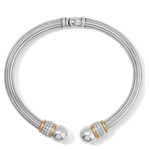 Meridian Silver Open Hinged Bangle