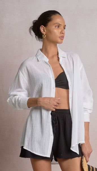 Button Down Top Paisley