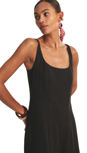 Square Neck Sleeveless Dress