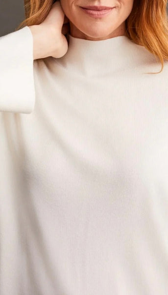 Long Sleeve Funnel Neck Sweater