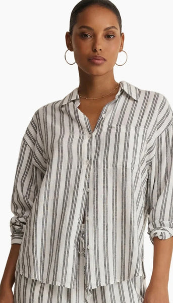 The Perfect Striped Button Up