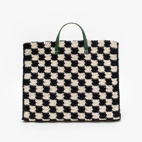 Summer Simple Tote-Crochet Checkers