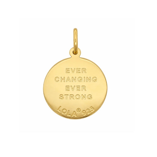 Small Pendant-Wave, Gold