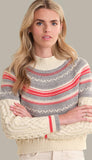 Ayana Cable Pullover With Pattern Yoke