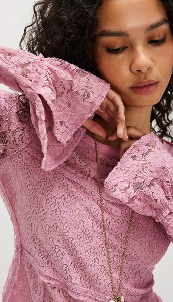 Lace Layering Long Sleeve