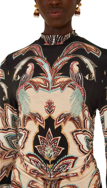 Tapestry Dream Jersey Blouse