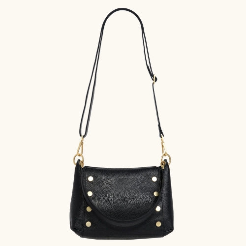 Bryant Medium-Black Brushed Gold - Red Zip