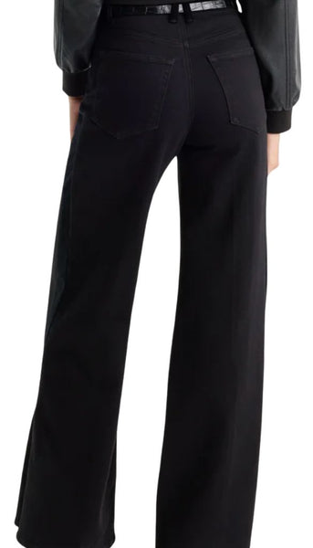 Good Waist Palazzo Jeans - Black