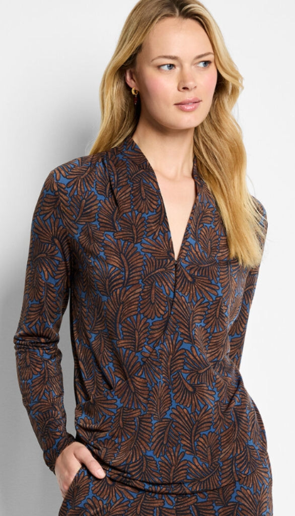 Feather Fern Wrap Top