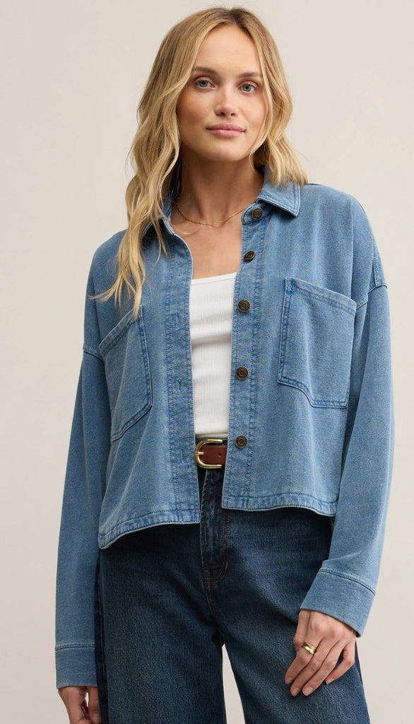 All Day Cropped Knit Jacket