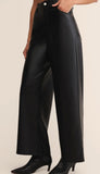 Marli Wide Leg Leather Pant