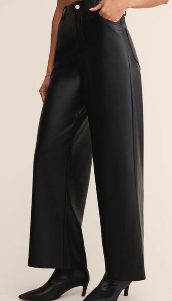 Marli Wide Leg Leather Pant