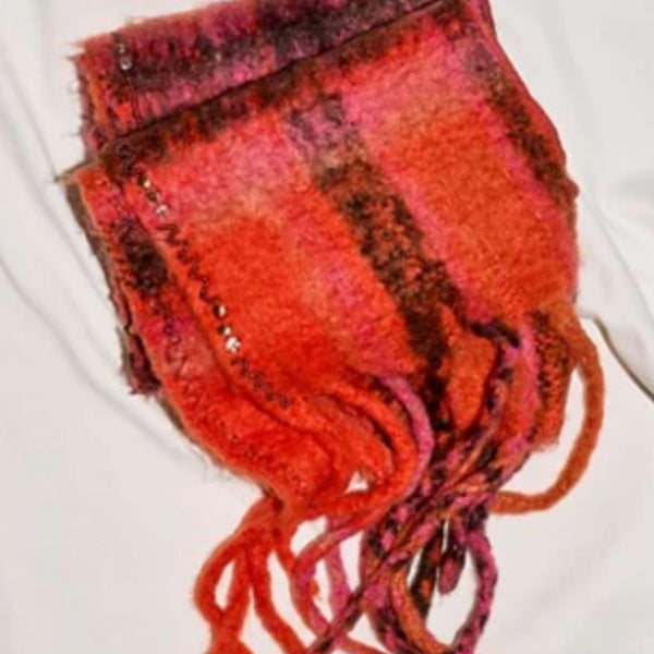 Highland Plaid Skinny Scarf