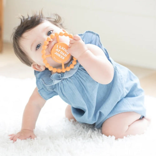 I Laugh At Dad Jokes Teether