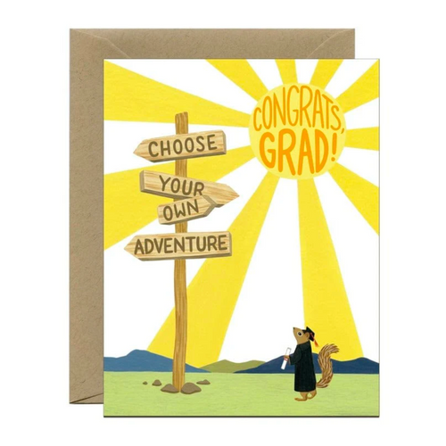 Choose Your Adventure Graduation Card