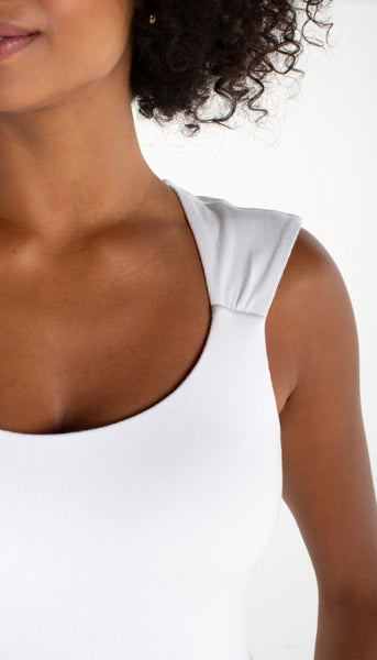 Sleeveless Tank Built In Bra