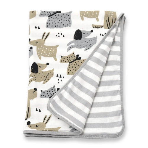 Baby Boy's Puppy Dog Stroller Blanket
