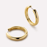 Giulia Large Gold Hoop Earrings