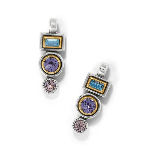 Halo Gleam Drop Post Earrings