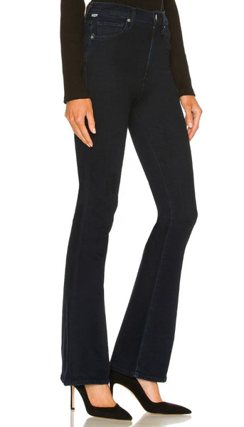 Lilah-High Rise Bootcut - Bluefin