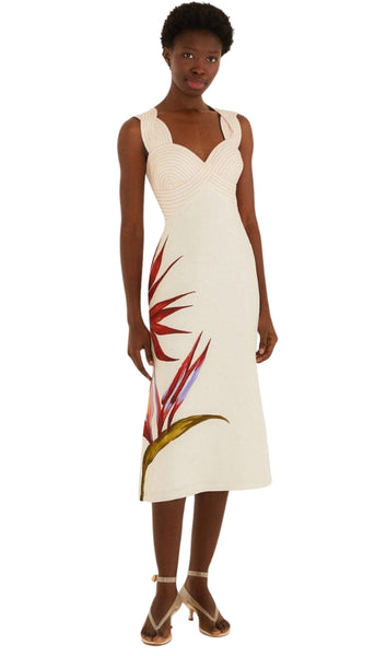 Sterlitzia Sand Midi Dress