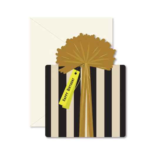 Black Stripe Birthday Gift