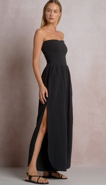 Strapless Smock Jumpsuit