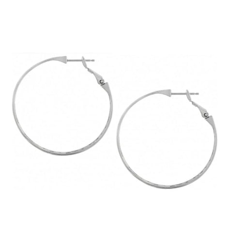 Contempo Large Hoop Earrings