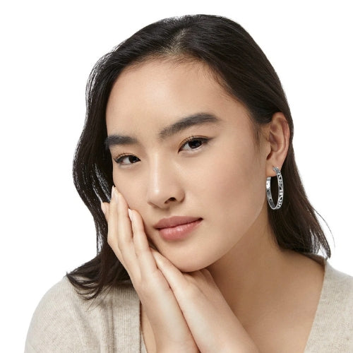 Contempo Large Hoop Earrings