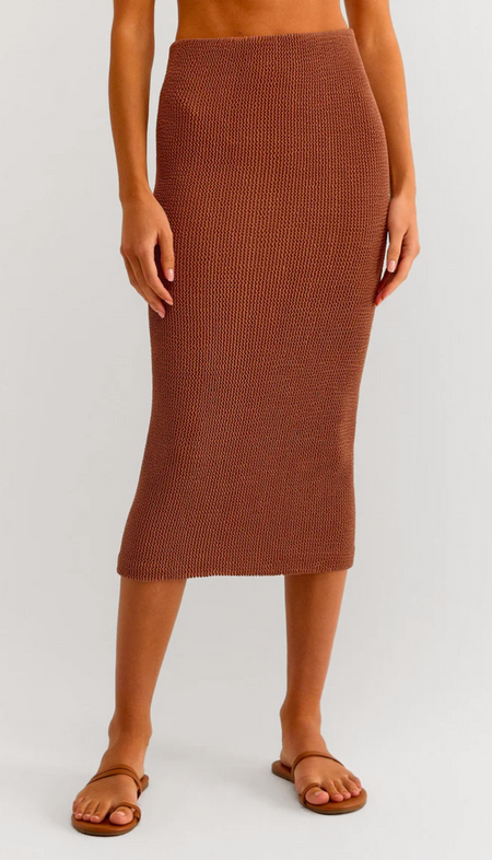 Long Peplum Skirt