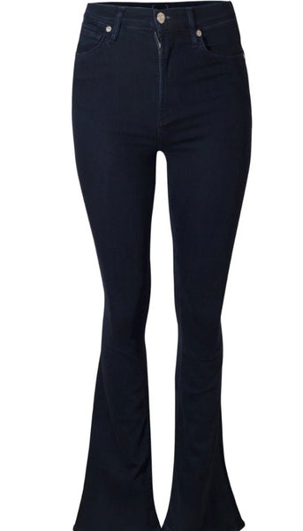 Lilah-High Rise Bootcut - Bluefin