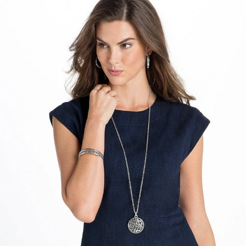 Contempo Large Hoop Earrings