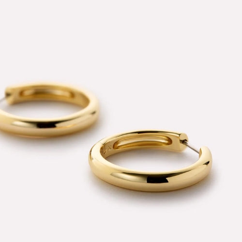 Giulia Large Gold Hoop Earrings