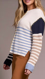Long Sleeve Boat Neck Sweater