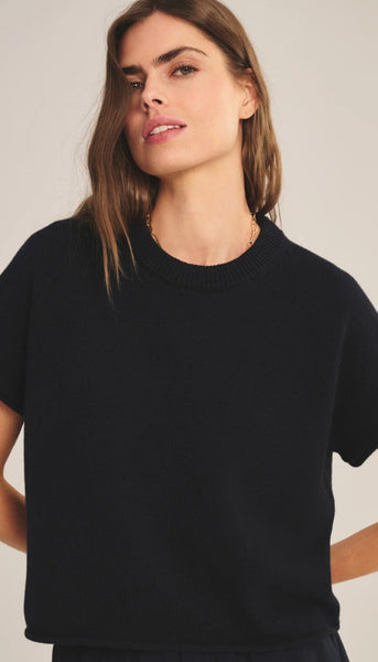 Cap Sleeve Crew Top