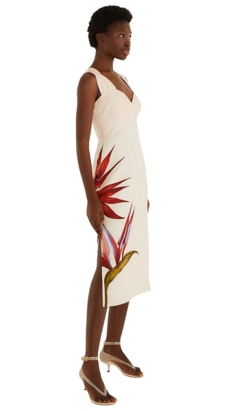 Sterlitzia Sand Midi Dress