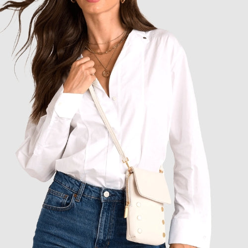 Vip Mobile-Calla Lily White Bag