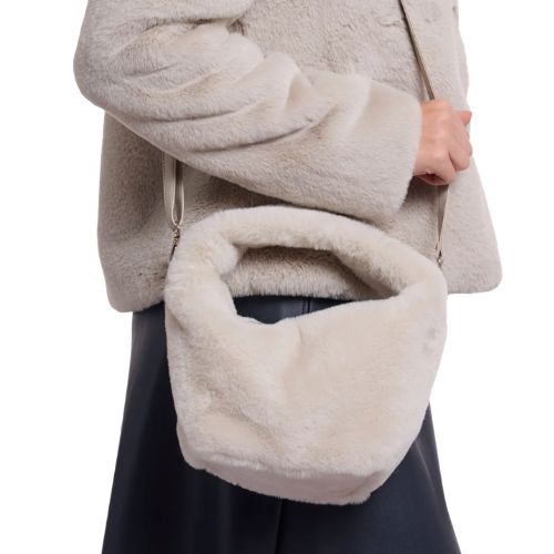 Small Faux Fur Crossbody Bag