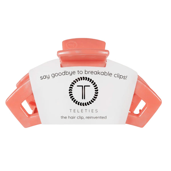 Open large hair clip-Dreamsicle