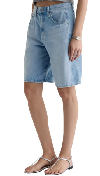 Hattie Short-High Rise Bermuda - Mondrian