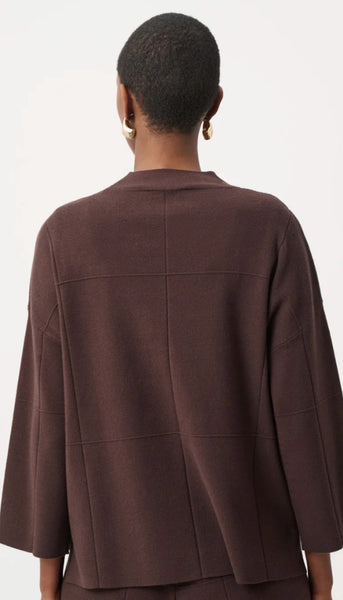 Straight Sweater With Mock Neck