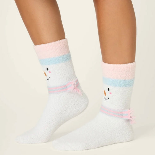 Cozy Crew with Grippers-Snowman