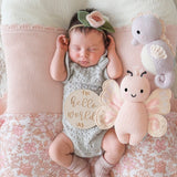 Baby Butterfly-Petal Pink - Size 7 Inches