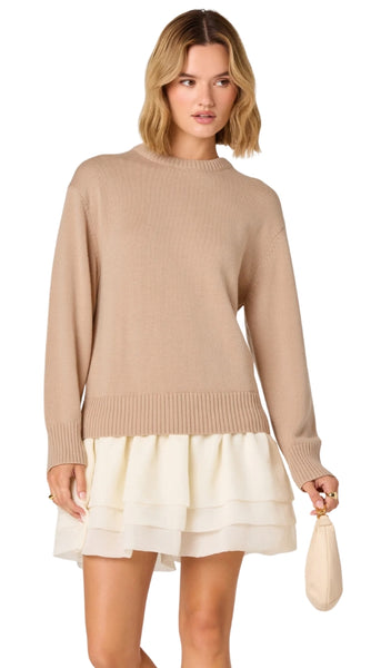 Kalyn Mixed Media Dress