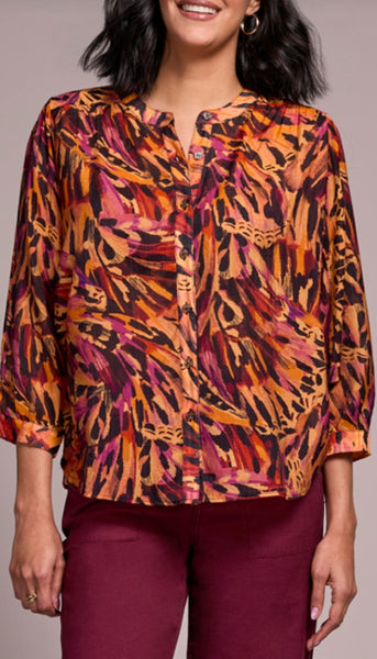 Dolman Sleeve Wide Blouse