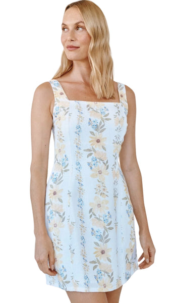 Fitted Smocked Back Mini Dress