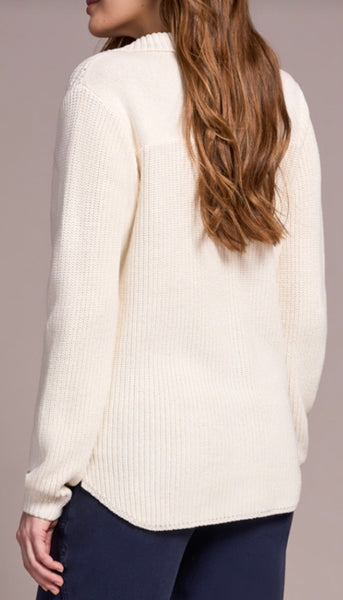 Sweater Shacket With Special Wash