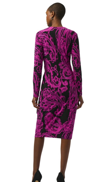 Paisley Print Wrap Dress