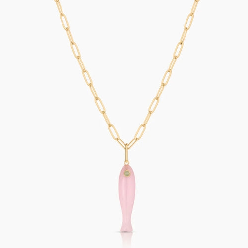 Fortuna Pink Jade Charm