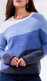 Crew Neck Jacquard Sweater
